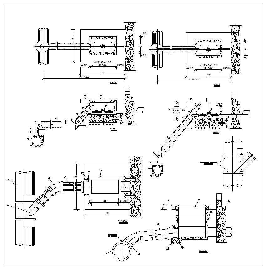 Plumbing Details&nbsp;,blocks,design,drawing